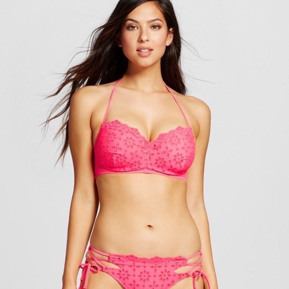 🎀NWOT 2 Piece Hot Pink Bikini Bathing Suit Sexy🎀